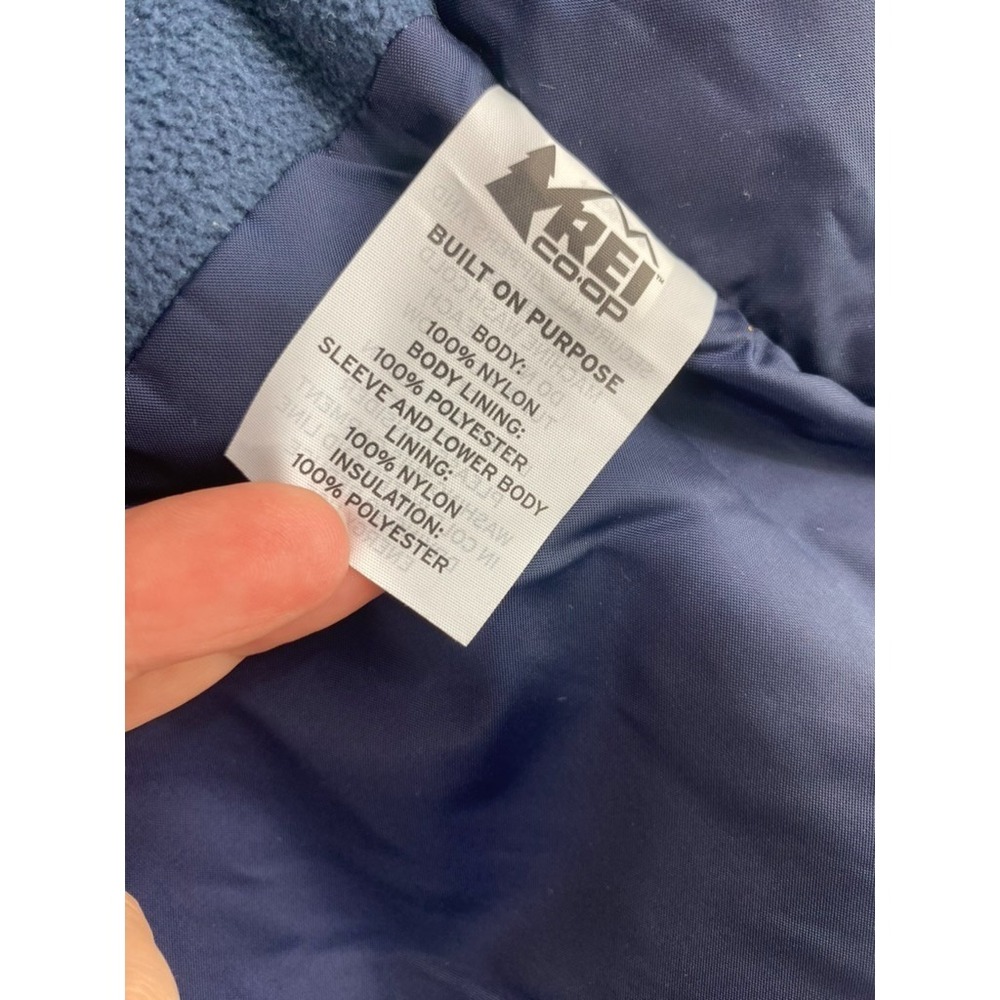 REI Co-Op Jacket Kids Sz M (10-12 Y) Blue Insulated Rain Ski Winter Snow - Picture 10 of 13